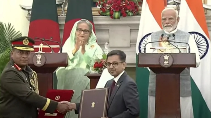 শেখ হাসিনা – নরেন্দ্র মোদির দ্বিপাক্ষিক বৈঠক: ১০ সমঝোতা স্মারক সই