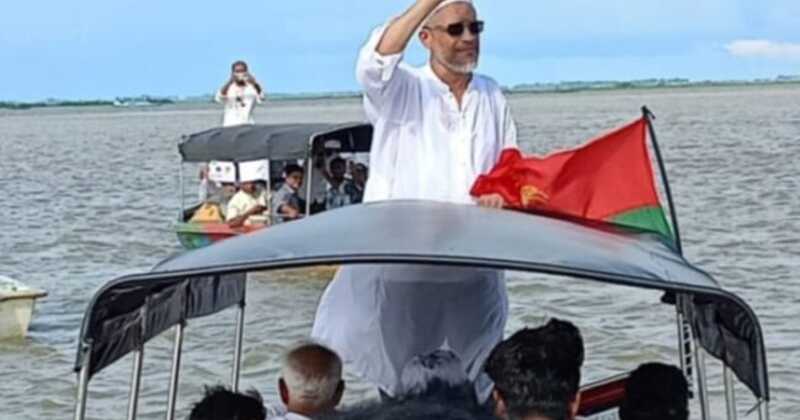 খালিয়াজুরীর হাওরে ঢেউ তুললেন লুৎফুজ্জামান বাবর