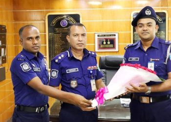 সুনামগঞ্জে নবনিযুক্ত ধর্মপাশা সার্কেল কর্মকর্তা এস এম ফজলে রাব্বি রাজিবের যোগদান