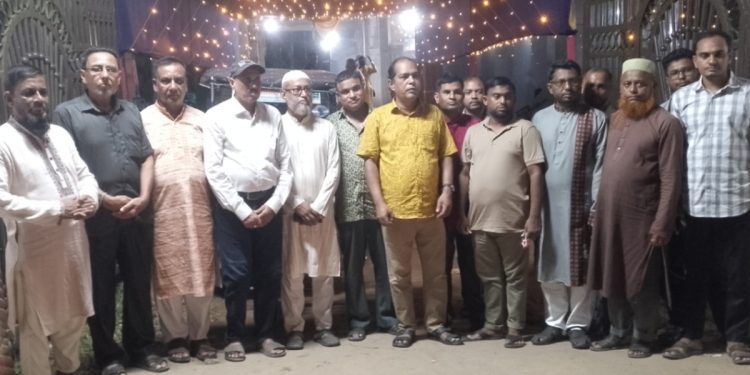 ‎বাহুবলে এমপিও ভুক্ত শিক্ষা পরিবারের পুজামন্ডপ পরিদর্শন।